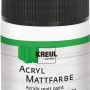 Kreul Acrylfarbe Matt Weiß, 50ml, für Bastelarbeiten und DIY-Projekte.