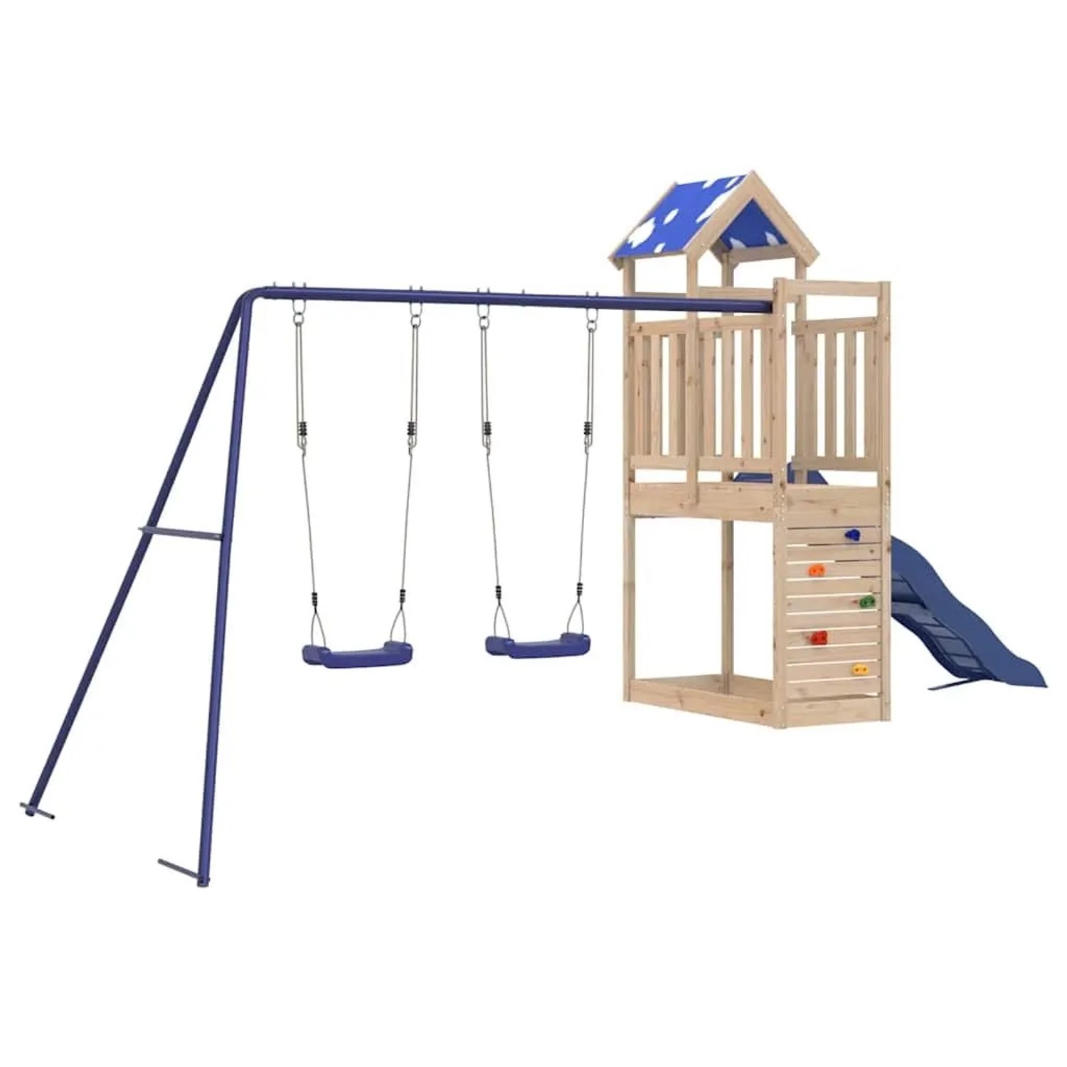 vidaXL Spielturm Massivholz Kiefer 3279187