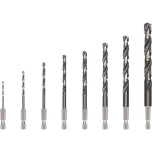 Bosch HSS-Bohrer-Set Impact Control, 8-teilig, für Bohrmaschinen und Schlagschrauber.
