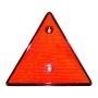 Roter Dreieck-Reflektor für PKW-Anhänger, 2er-Set, zur Schraubmontage.