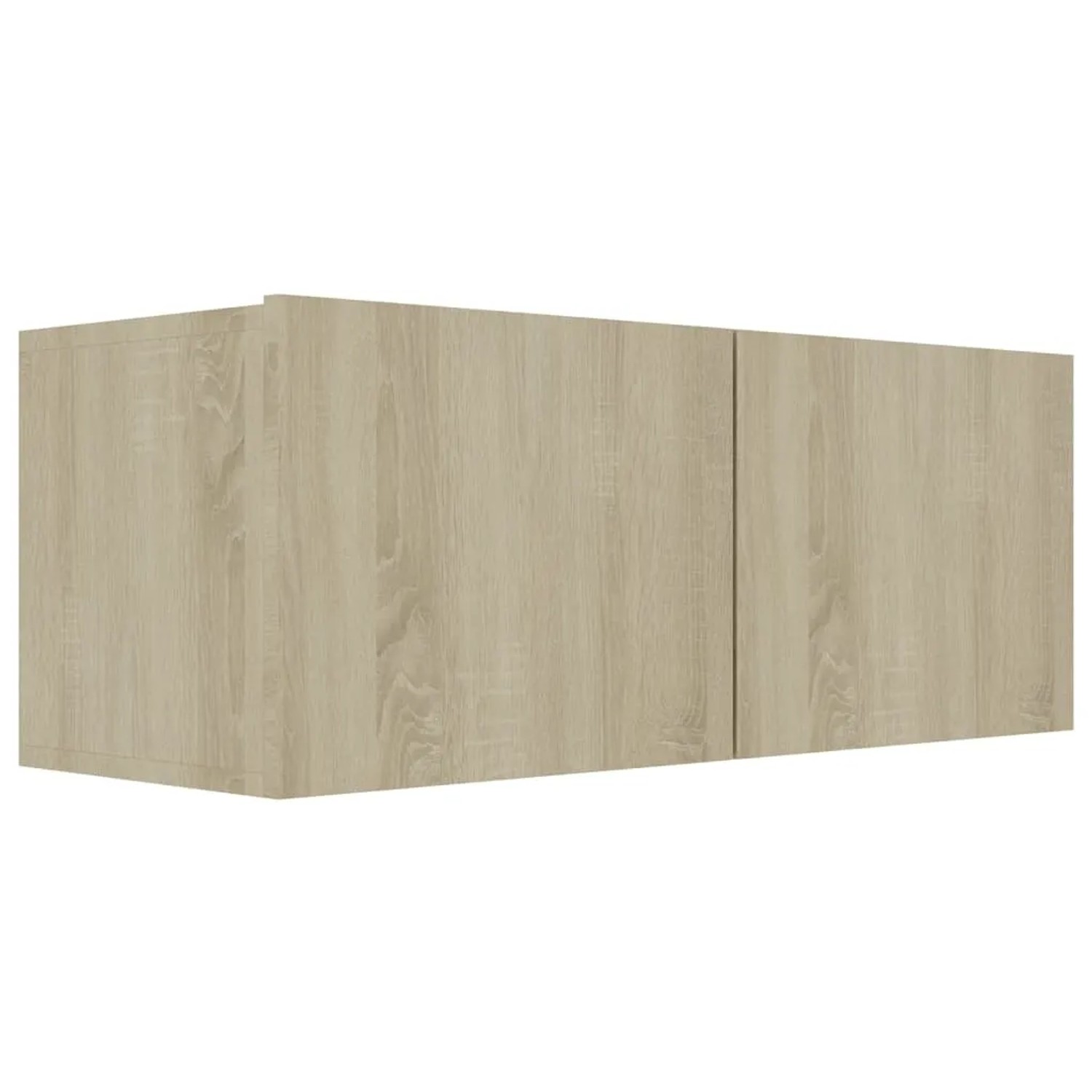 VidaXL TV-Schrank-Set, 5-teilig, Sonoma-Eiche, Holzwerkstoff. Hängende Wohnwand für Wohnzimmer.