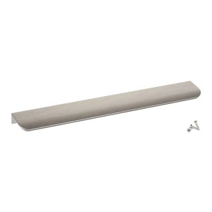SOTECH Griffleiste BLANKETT TOMMY 300 x 18 x 42 mm Aluminium Edelstahloptik Gebürstet