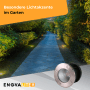 ENOVALITE LED Gartenstrahler 4er Set beleuchtet Gartenweg mit warmweißem Licht.