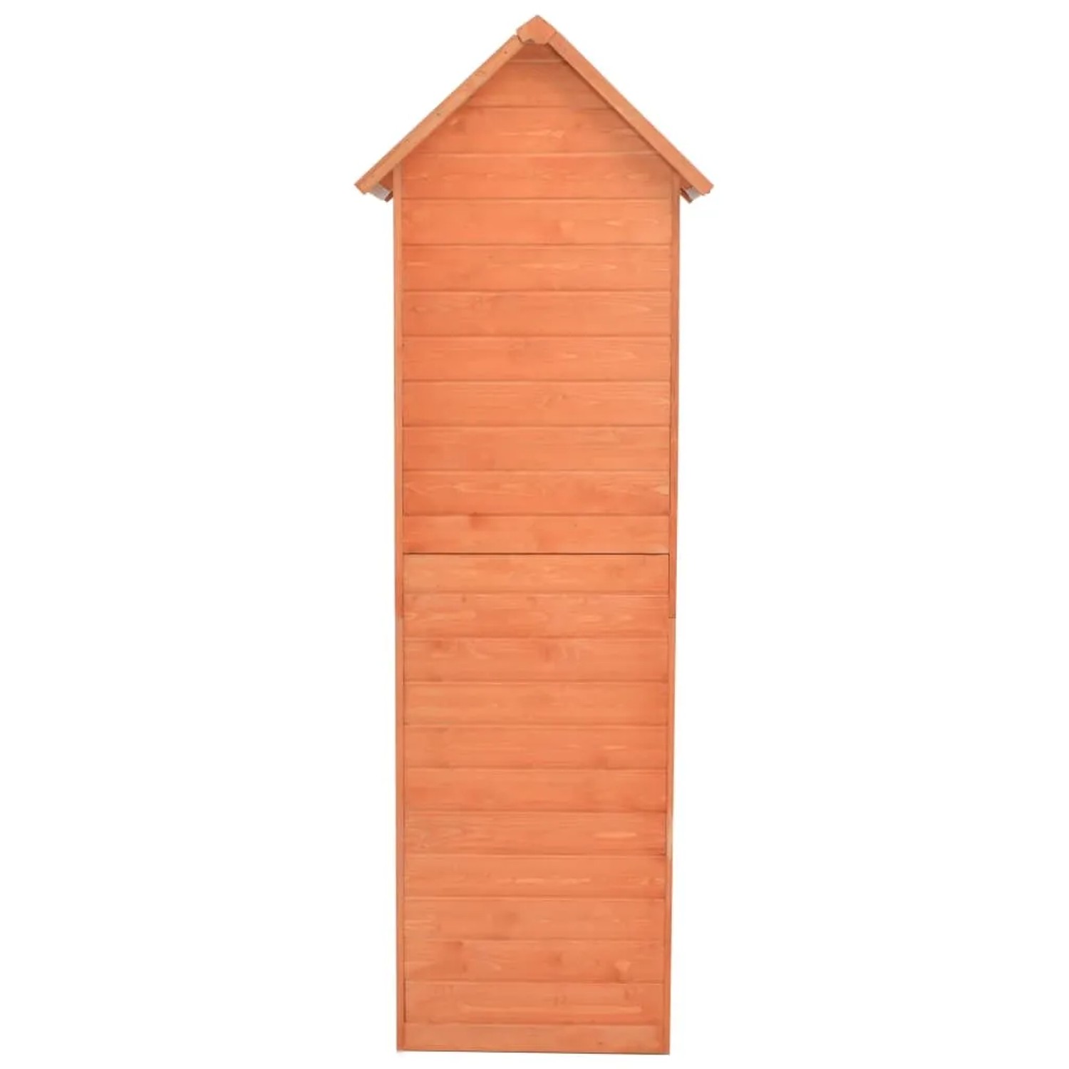 vidaXL Garten-Geräteschuppen aus Holz, 71x60x213 cm, mit wasserdichtem Dach und Regalen.