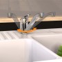 Eisl GRANDE VITA CLASSIC Niederdruck Spültischarmatur Chrom mit schwenkbarem Auslauf.