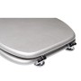 Sanilo WC-Sitz Glitzer Silber aus Holz, Detailansicht