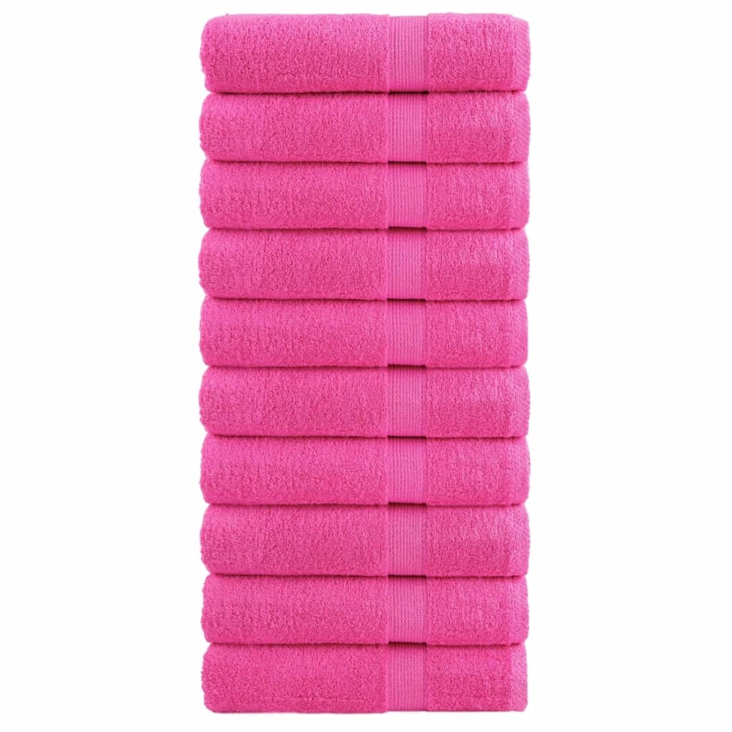 vidaXL Premium-Handtücher 10 Stk Rosa 50x100cm 600g/m2 100% Baumwolle günstig online kaufen