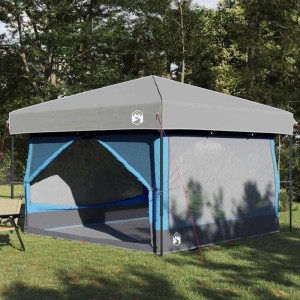vidaXL Innenzelt mit Dach Blau und Grau 300 x 300 x 250 cm 42004063