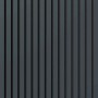 Akustikpaneel Muster Linoleum Smokey Blue, Filz Schwarz, Detailansicht der Streifenstruktur.