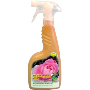 Schacht Bio-Pflanzenspray Rosen, 500ml Flasche mit Sprühkopf für Rosendünger.