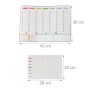 Relaxdays Whiteboard für Kühlschrank 3er Set Kunststoff Weiß Magnetisch Abwischbar 30 cm x 42 cm 20 cm x 28 cm 0,6 kg_4