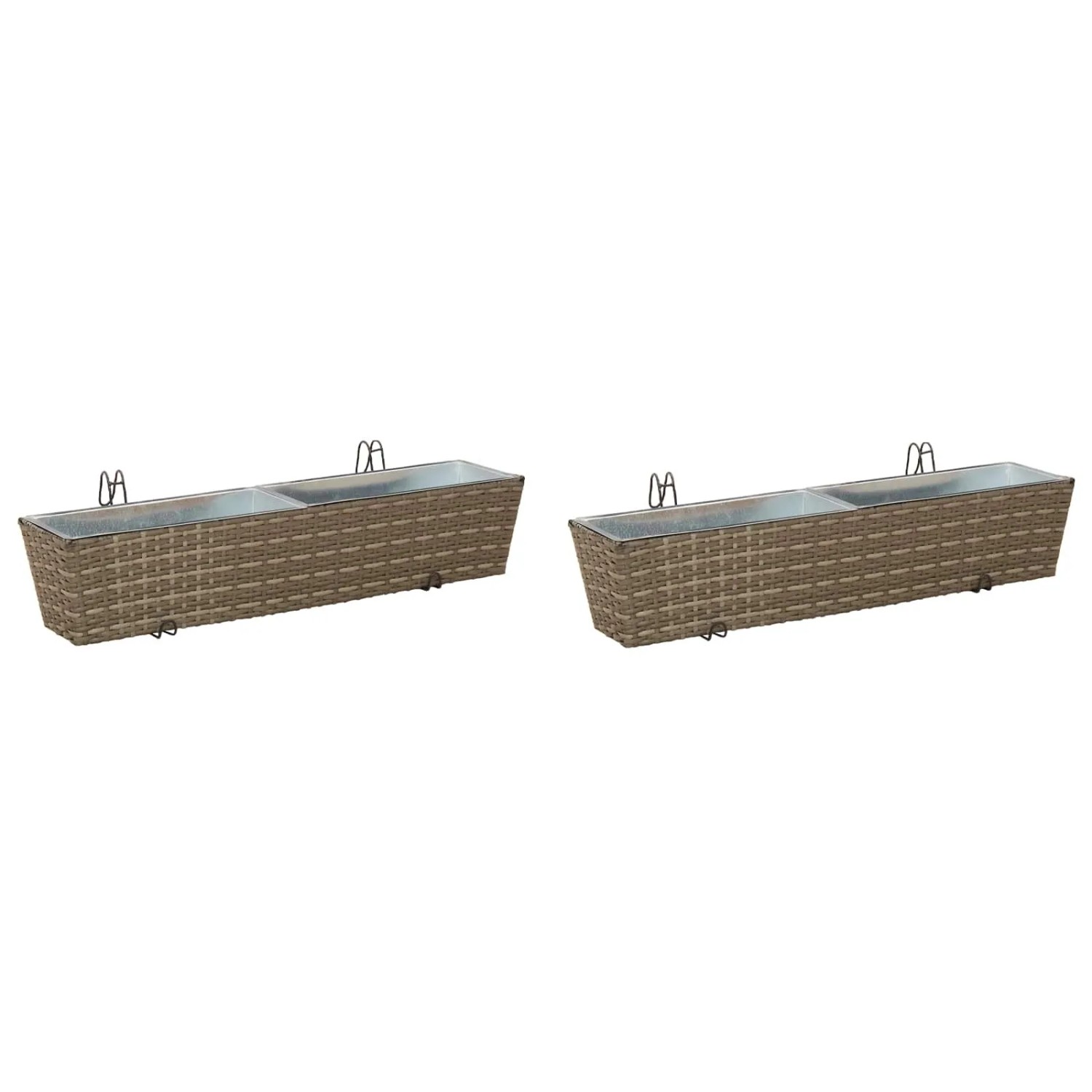 vidaXL Balkon Metall 42026970