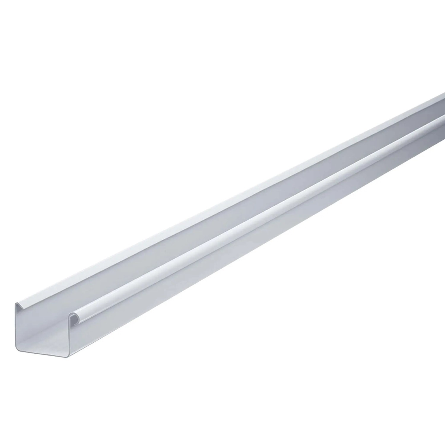 Inefa Dachrinne Kastenrinne PVC 200cm NW 68 Weiß Dachentwässerung