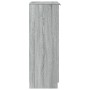 VidaXL Schuhschrank in Grau Sonoma, 59x35x100 cm, aus Holzwerkstoff.