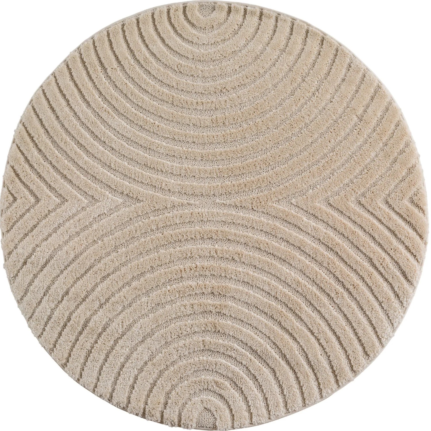 Ayyildiz Kurzflorteppich Art 1122 Beige Ø 200 cm