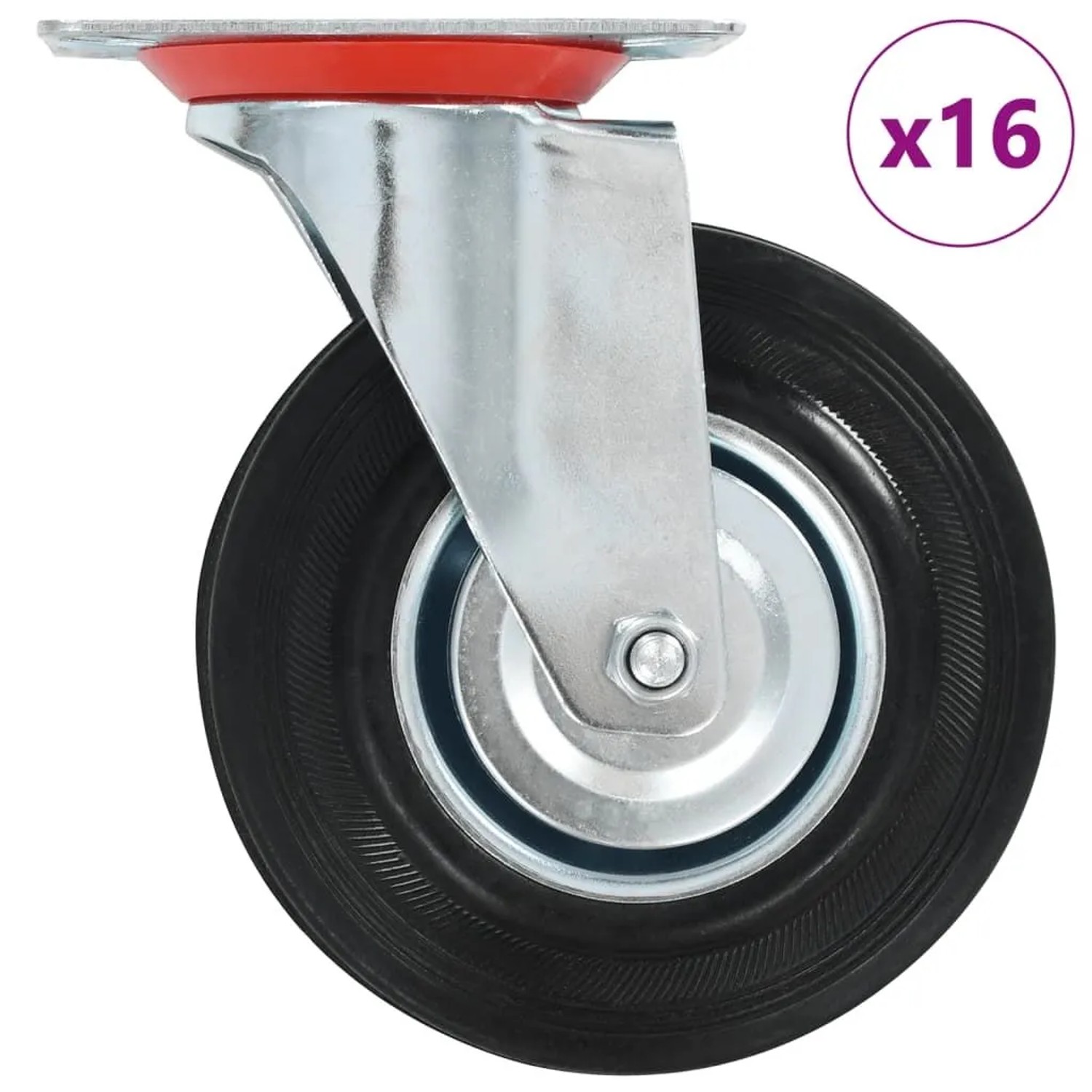 vidaXL 16 Stk Lenkrollen 125 mm 277973