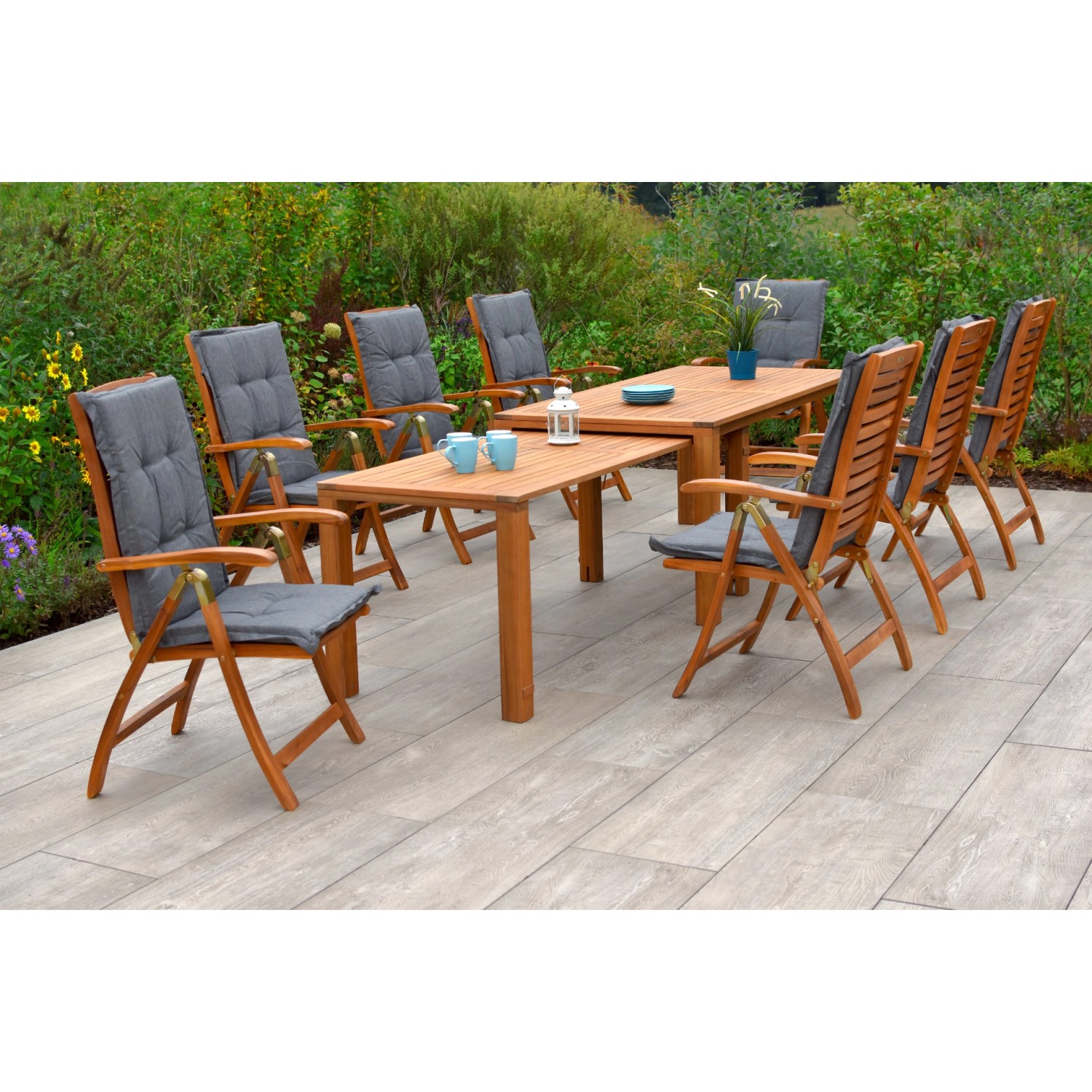 Merxx Gartenmöbel-Set Paraiba 10-teilig
