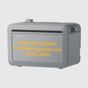 Growatt NEXA 2000 Erweiterungsbatterie, 2048 Wh, für Balkonkraftwerke.