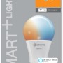 Ledvance Smart+ WiFi LED-Lampe, Kolbenform, E27, 12W, tunable white. Smarte LED für den Innenbereich.