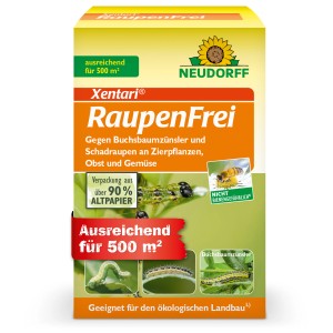 Neudorff Raupenfrei Xentari 25g: Mittel gegen Buchsbaumzünsler und andere Schadraupen.