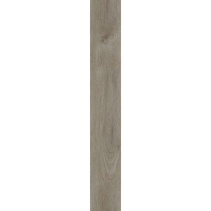 Einzelne Diele Click-Vinylboden Eiche Trend mit Trittschalldämmung in Holzoptik.