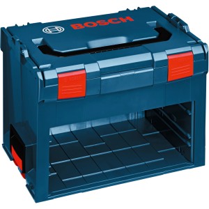 Bosch Professional LS-Boxx 306 Werkzeugkoffer-System, blau, leer für Werkzeug und Zubehör.
