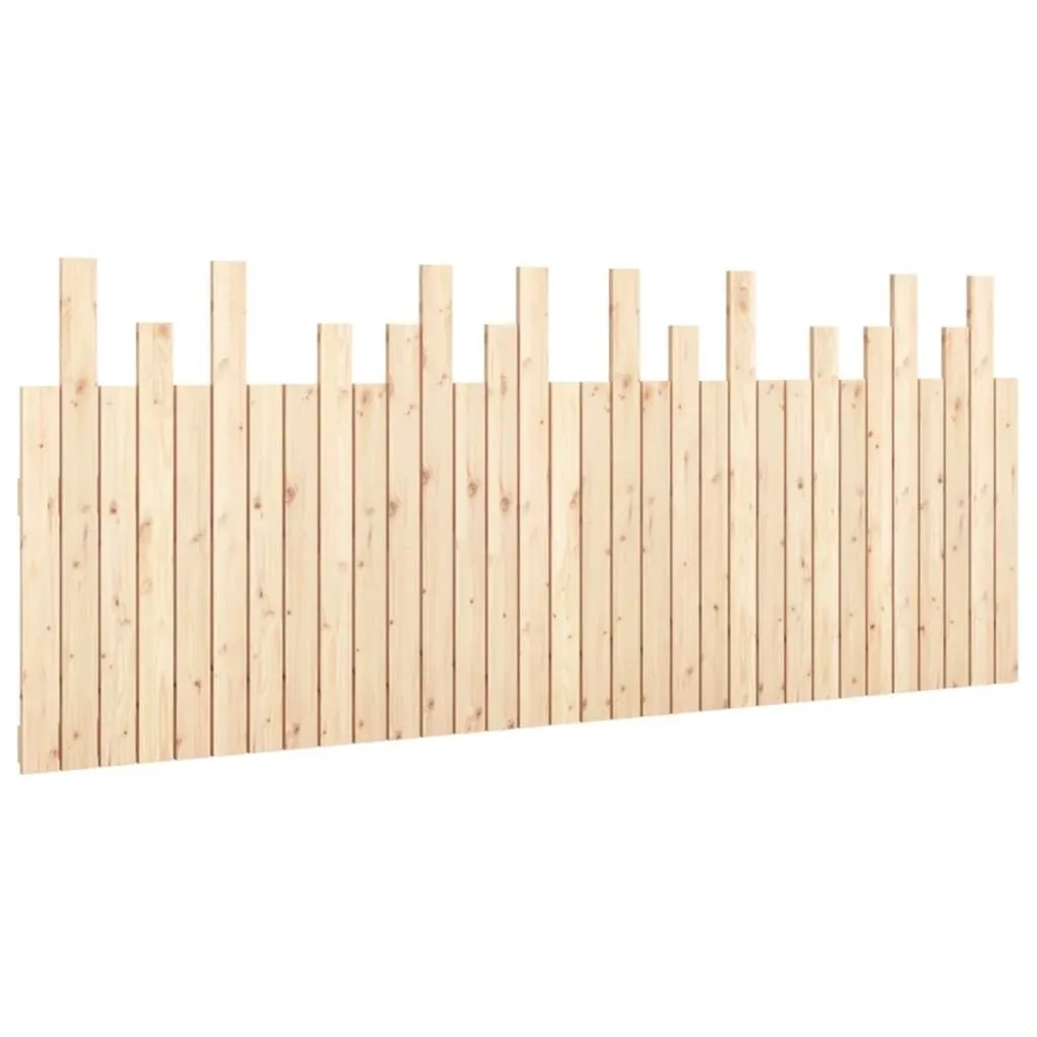 vidaXL Wand-Kopfteil 204x3x80 cm Massivholz Kiefer 824778