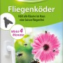 Terrasan Home Fliegenköder, 4er-Packung. Fliegenfalle zur Anbringung am Fenster, mit Blumen-Design.