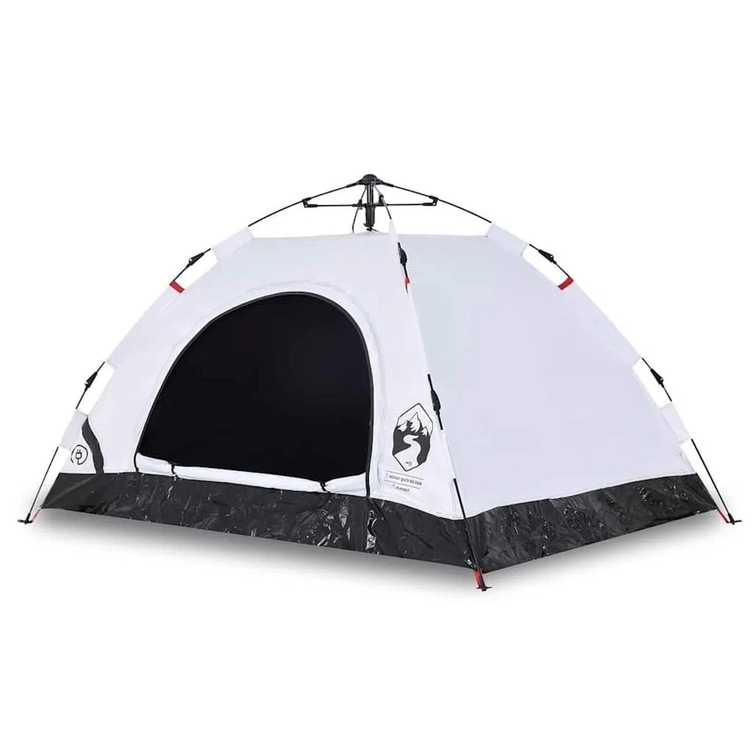 Furnicato Campingzelt Kuppel Weiß 260 X 200 X 160 Cm Verdunkelnd