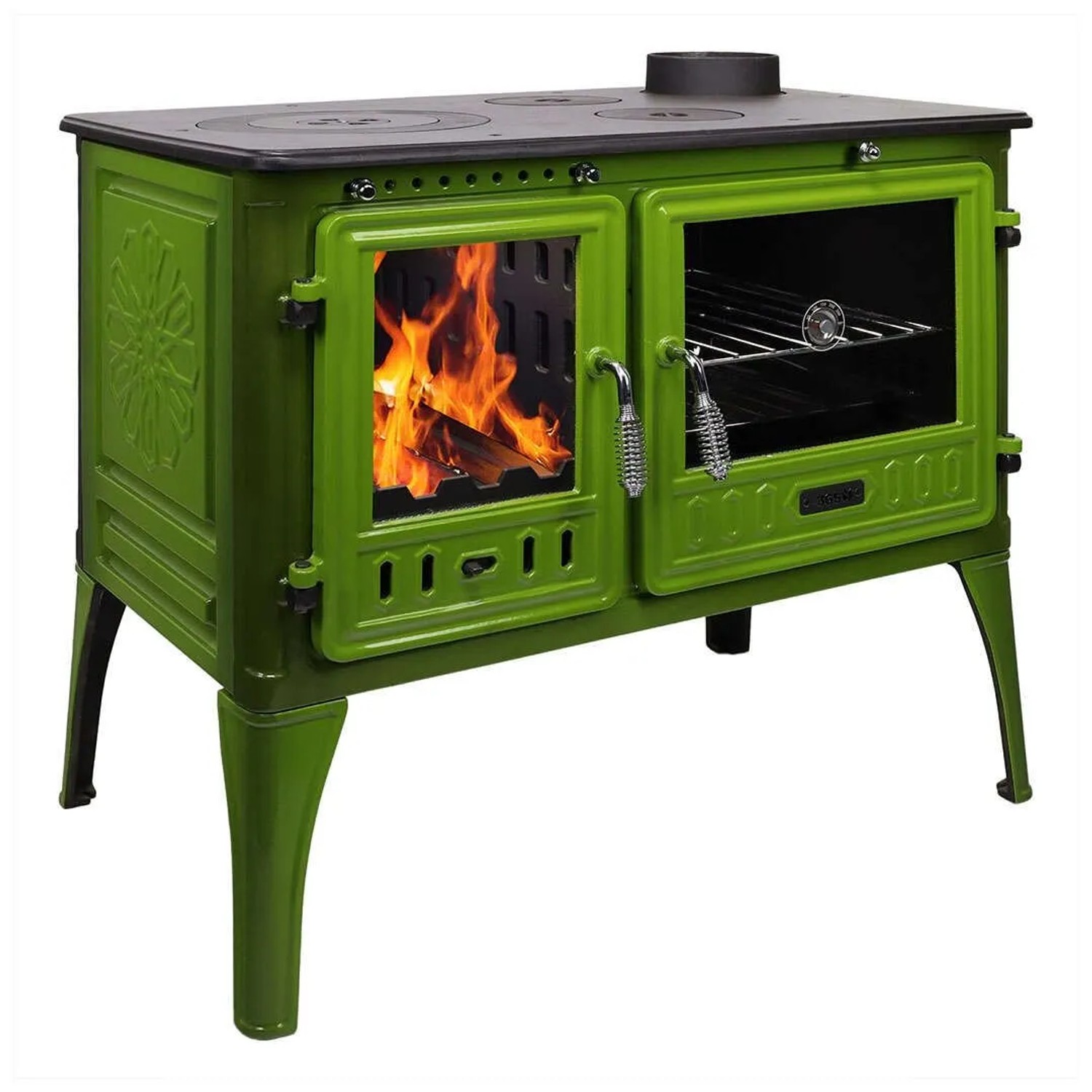 365 Küchenofen Cook Lite Grün Emailliert 8,5 kW günstig online kaufen