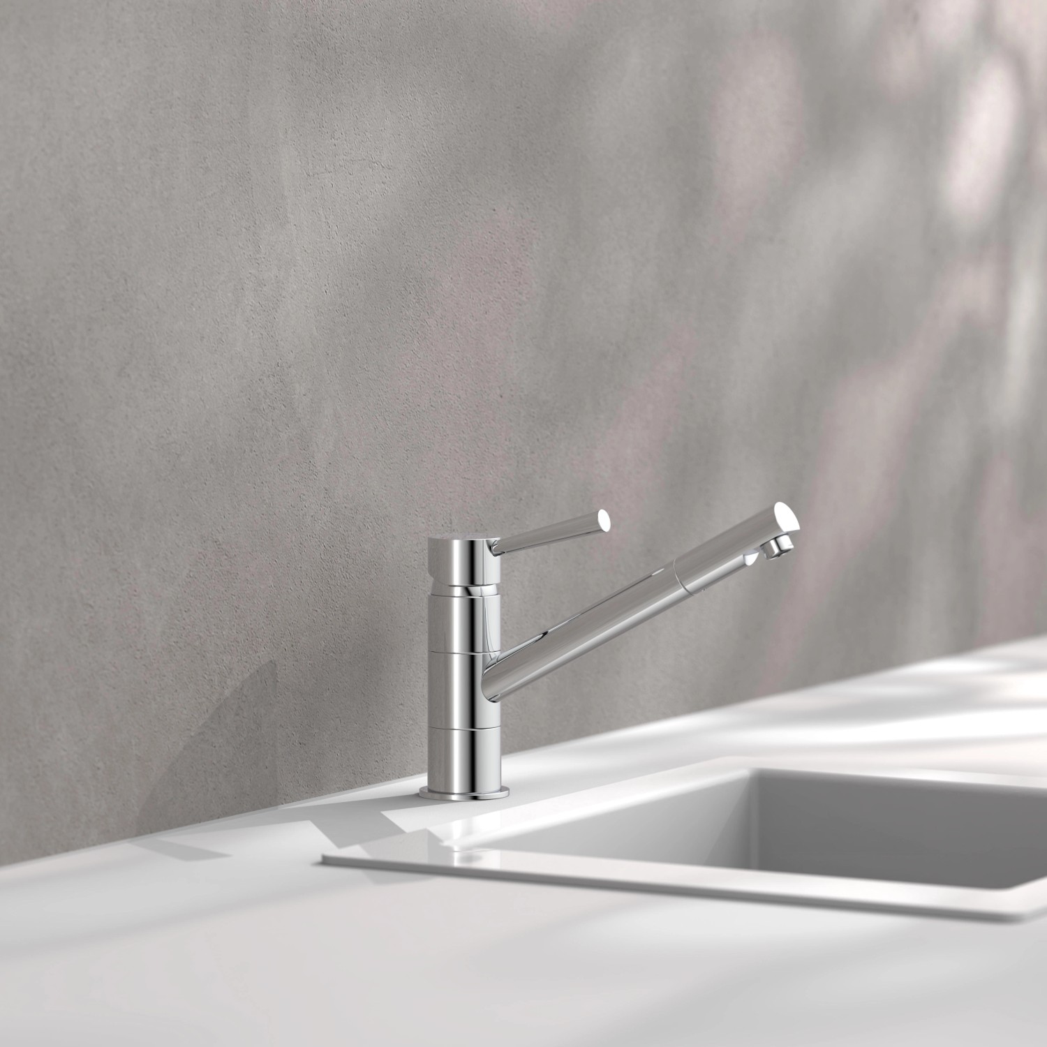 Schütte Spültischarmatur Cornwall Chrom, Einhebelmischer für die Küche.