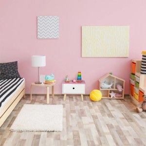 Relaxdays Kindernachttisch MDF Holz Weiß Rosa Natur Mit Schublade 31 cm x 38 cm x 30 cm 4,8 kg