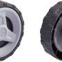 Rad für LUX Akku-Rasenmäher A-RM-1x20/4/33 Set, Ersatzteil für Vorder- und Hinterachse.