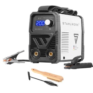 STAHLWERK ARC 200 MD Inverter Schweißgerät mit Zubehör für E-Hand und Lift TIG Schweißen.