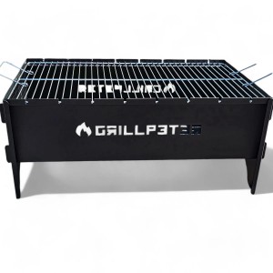 Grillpeter Mangal Anar 2mml Campinggrill aus Stahl Anglergrill Festivalgrill