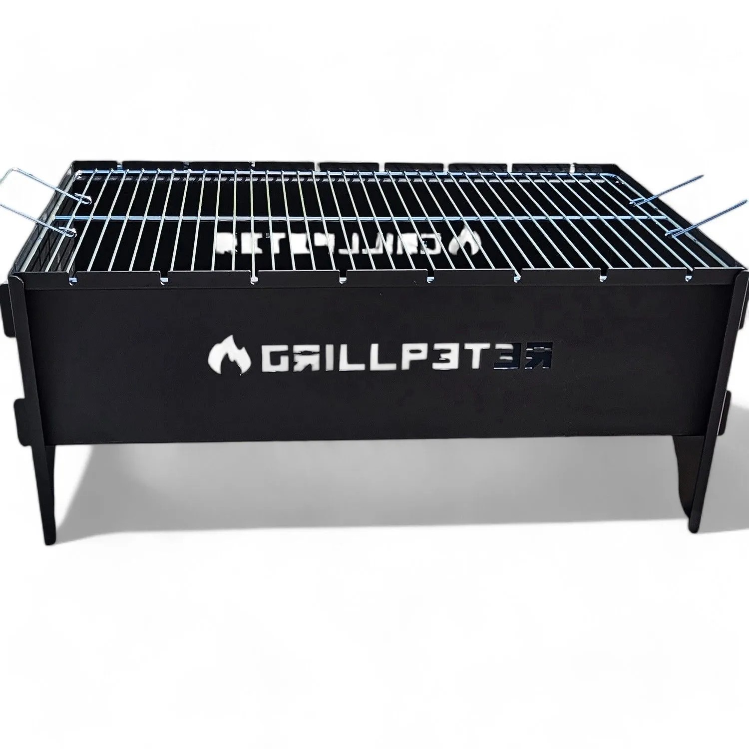 Grillpeter Mangal Anar 2mml Campinggrill aus Stahl Anglergrill Festivalgrill