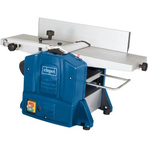 Scheppach HMS850 Abricht- und Dickenhobelmaschine für Holzbearbeitung in Werkstatt oder Garage.