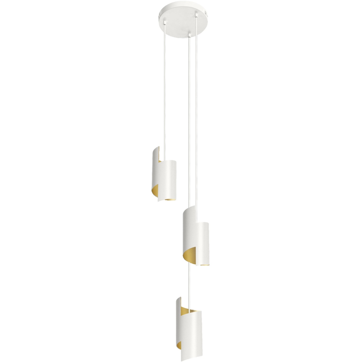 Weiße Ledvance Smart+ WiFi Pendelleuchte Decor Twist, 150 cm, für smarte Beleuchtung.