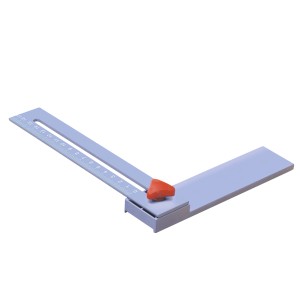 Anreißwinkel zum Übertragen von Maßen und Anreißen in 45°, 90° und 135° Schritten.