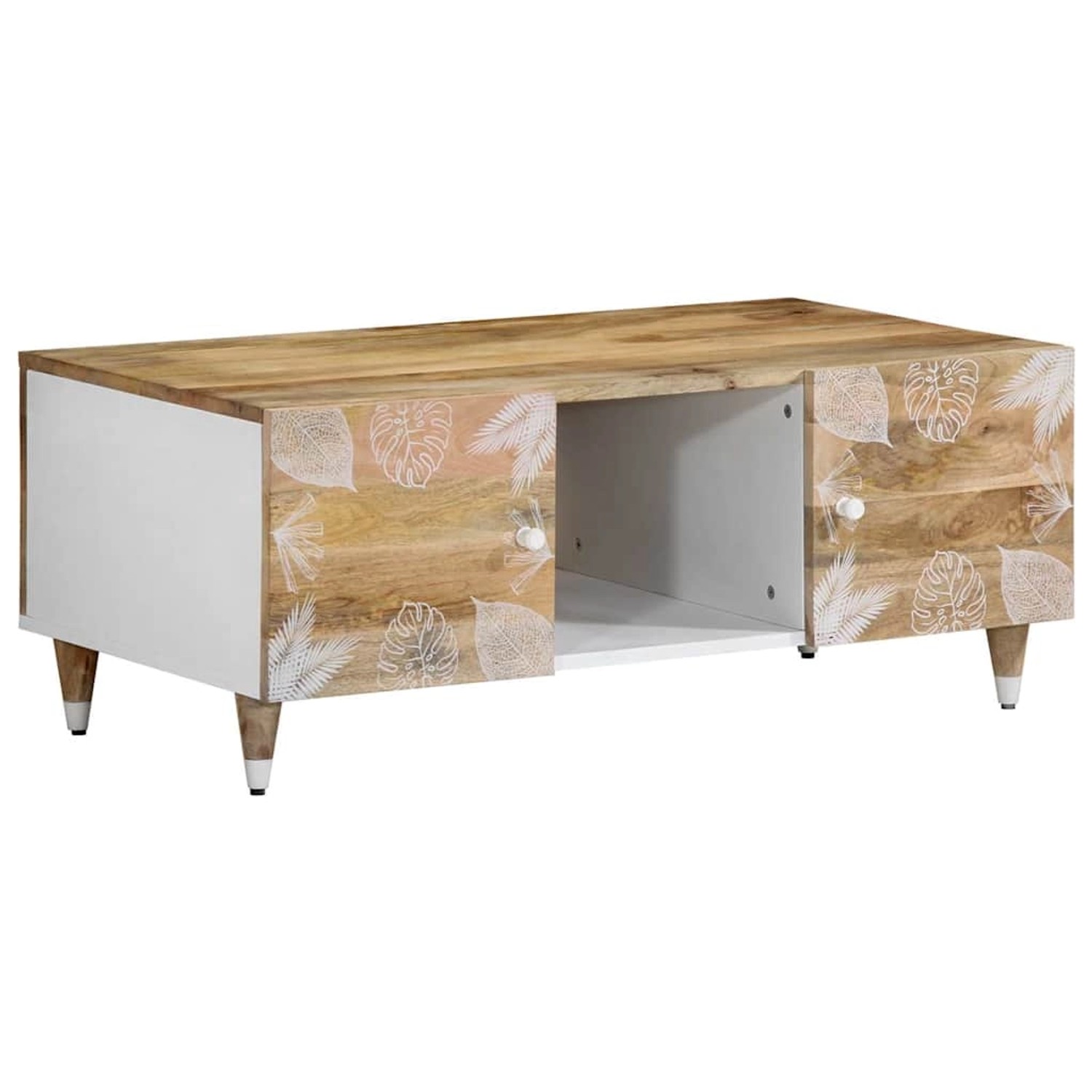 vidaXL Couchtisch 100x54x40 cm Massivholz Mango 4018676 günstig online kaufen