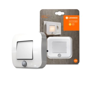 LEDVANCE LED-Nachtlicht Lunetta Hall mit Sensor, weiß. Nachtlampe für Steckdose mit Bewegungsmelder.