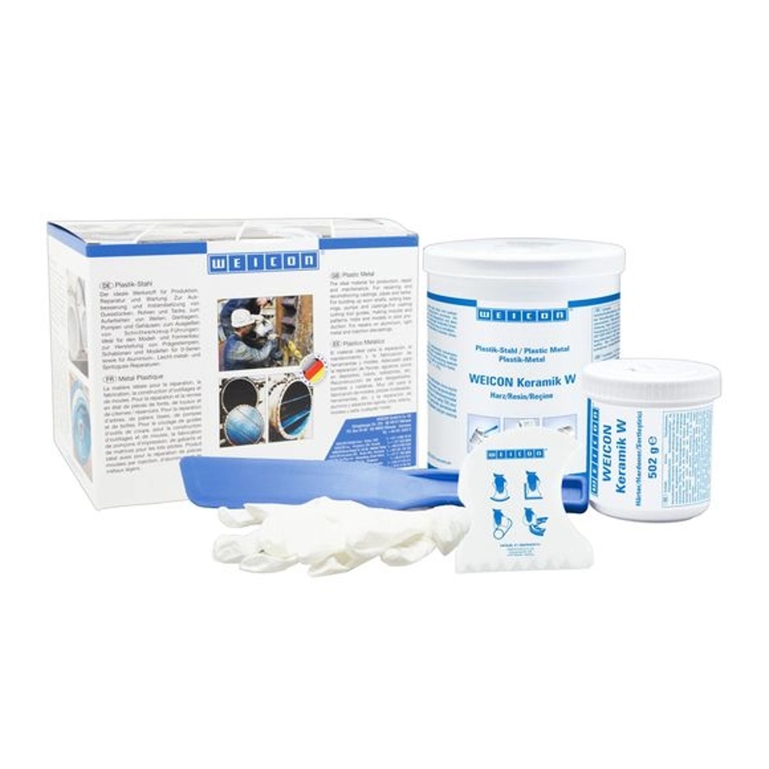 Thumbnail - WEICON Plastik-Stahl 2 kg Keramik W