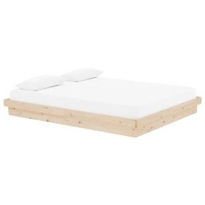 vidaXL Massivholzbett ohne Matratze 160x200 cm 819917