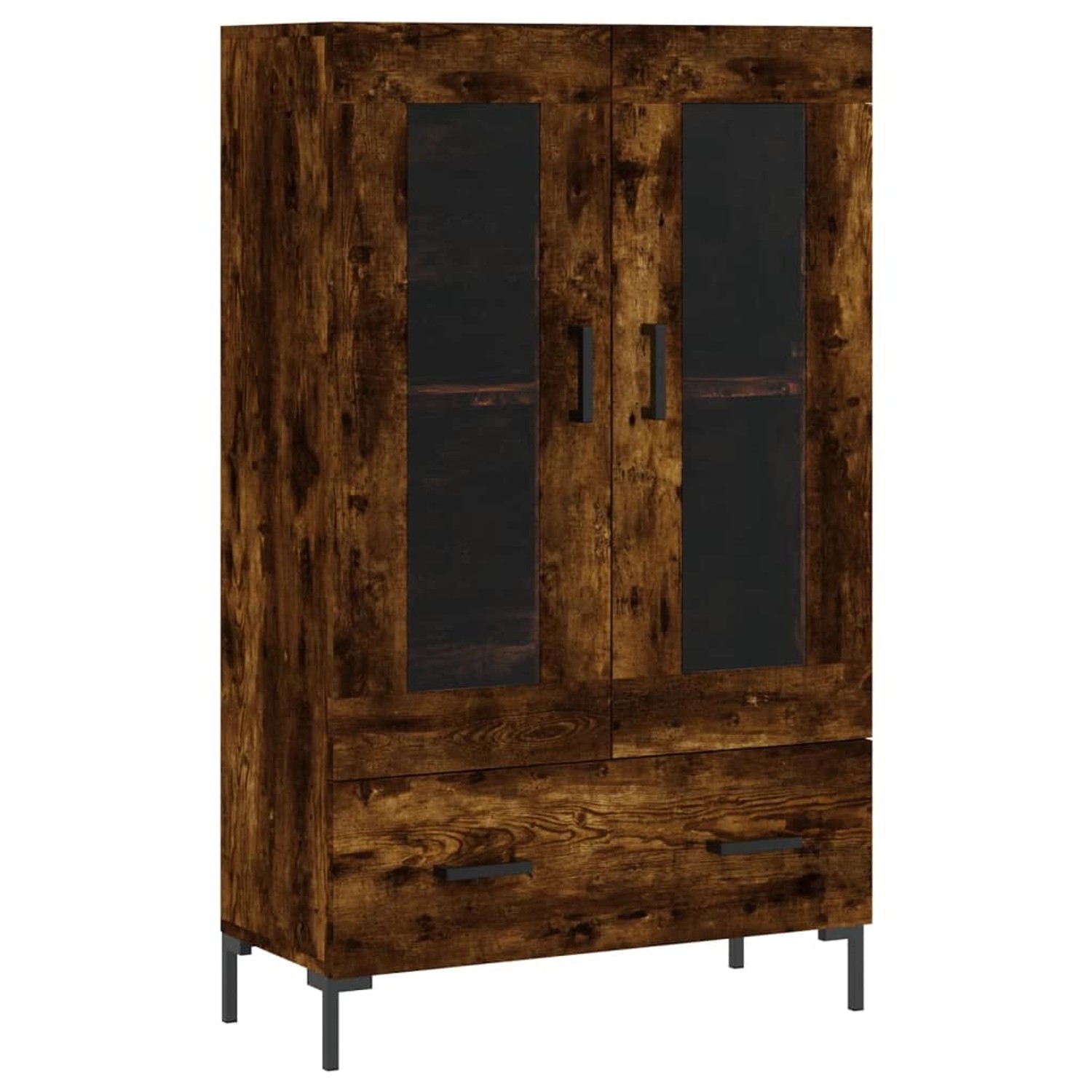 vidaXL Highboard Räuchereiche 69,5x31x115 cm Holzwerkstoff 828305 günstig online kaufen