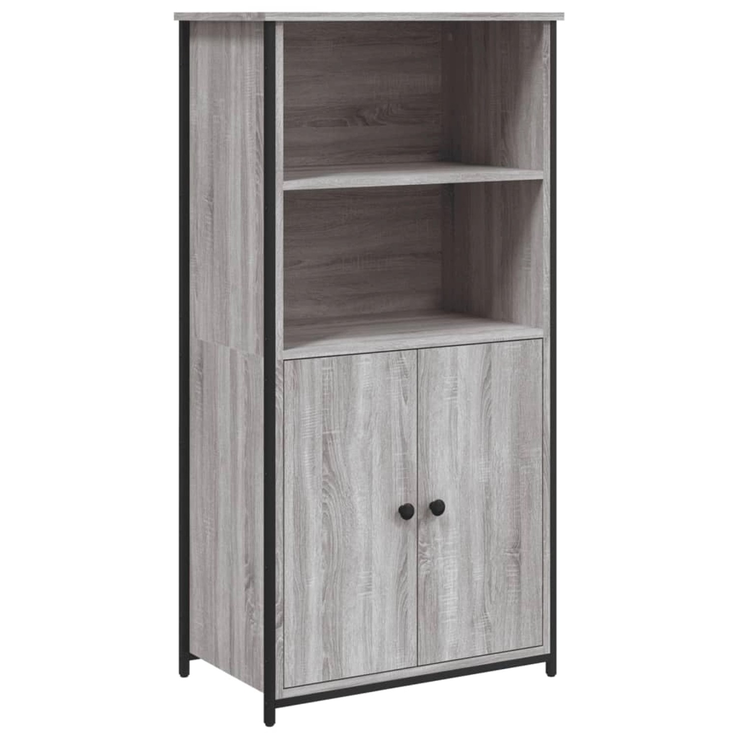 vidaXL Highboard Grau Sonoma 62x36x121,5 cm Holzwerkstoff 834213 günstig online kaufen