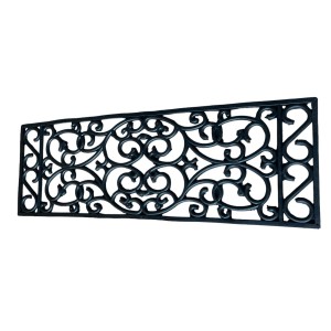 Jet-Line Stufenmatte Scala, 5er-Set, Gummi, wetterfest, rutschhemmend, 25x75 cm.