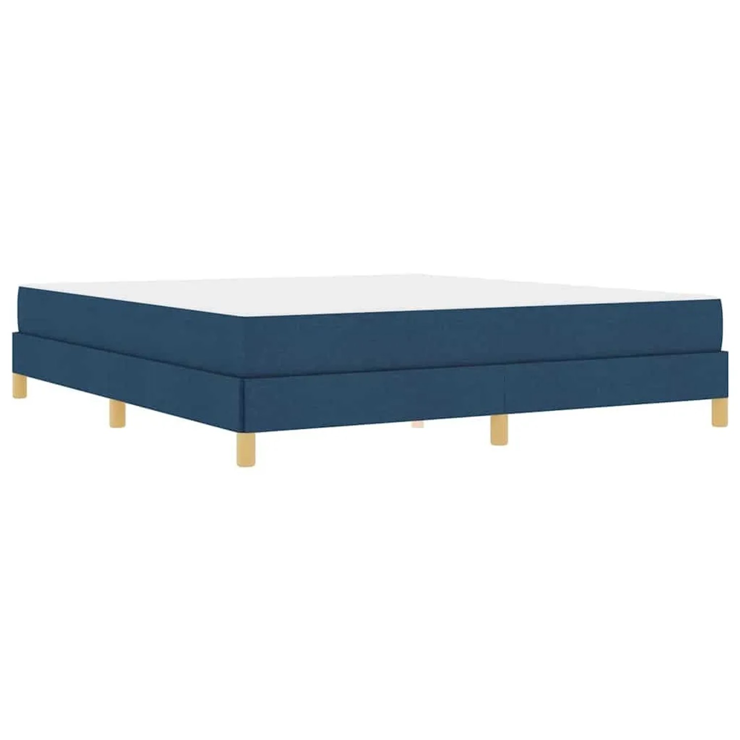 vidaXL Boxspringbett Blau 180 x 200 cm Stoff 3398590 günstig online kaufen