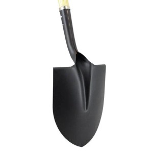 Galaflor Spatenschaufel mit Stahlblatt und Holzstiel für Gartenarbeiten.