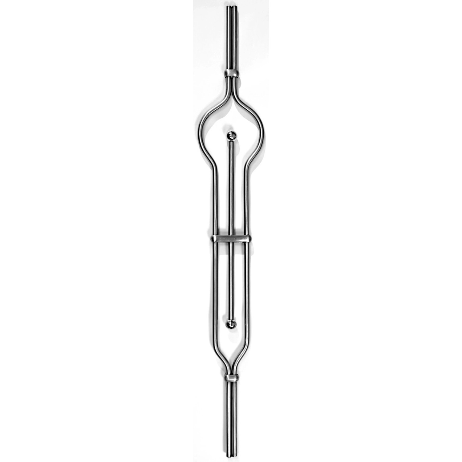 FeNau Designstab Stahl Roh Ø 12 mm H 900 mm Für 2x Kugel 25 mm Mit M6 Gewinde