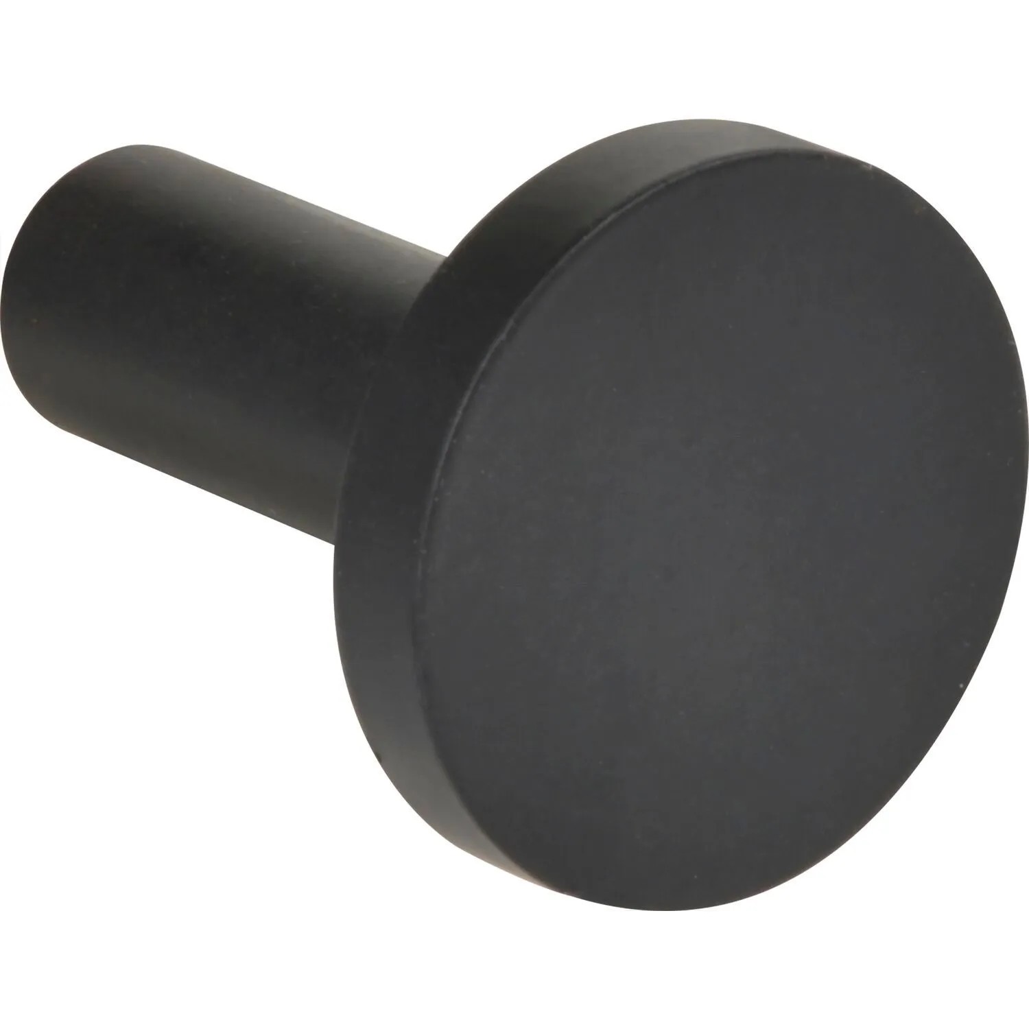Technik Team Kleiderhaken Bodon Rund Ø 30 mm Stahl Schwarz Matt